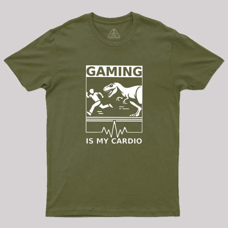 Gaming is My Cardio Geek T-Shirt - Image 3