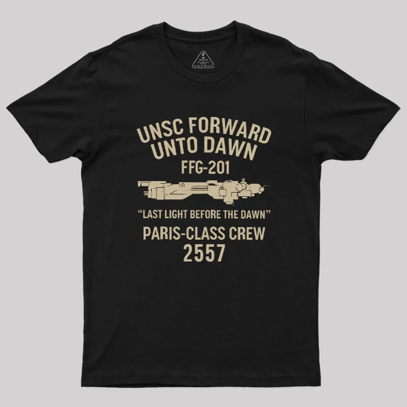 UNSC Forward Unto Dawn Geek T-Shirt