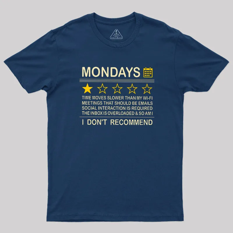 Mondays Geek T-Shirt - Image 2