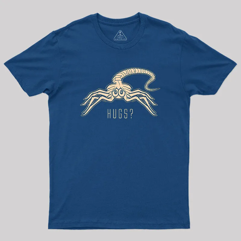 Facehugger Hugs? T-Shirt - Image 2