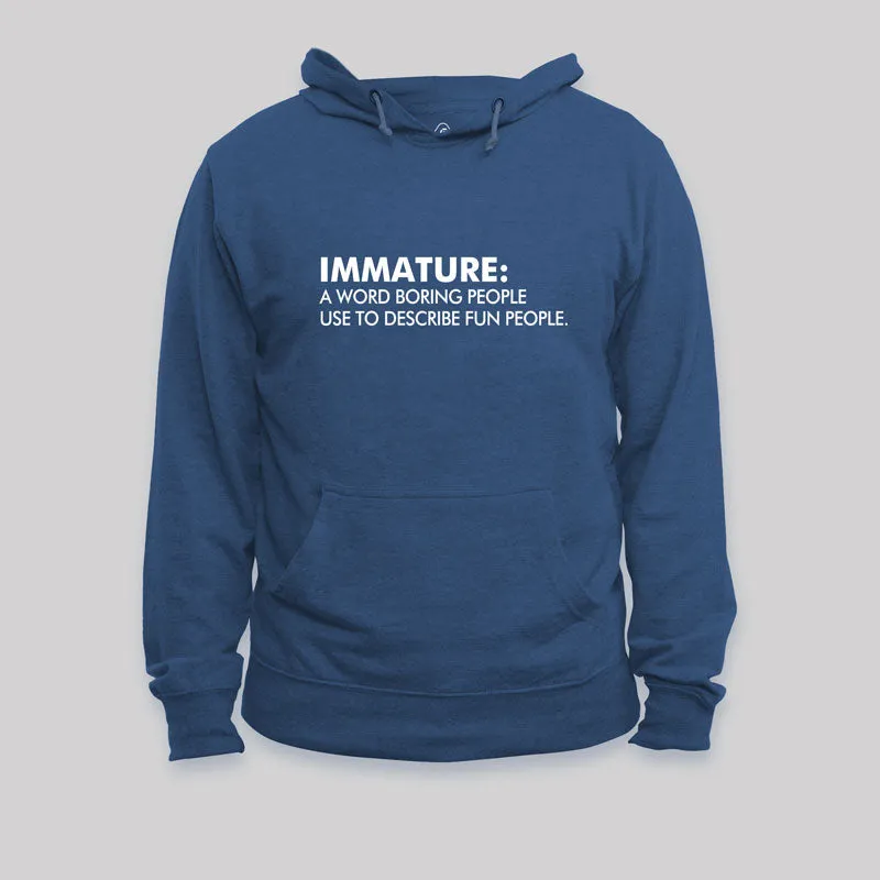 Maturity Misunderstood Geek Hoodie - Image 2