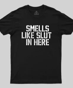 Offensive Smells Like Slut In Here Geek T-Shirt