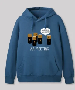 Alternative view of AA MEETING Geek Hoodie