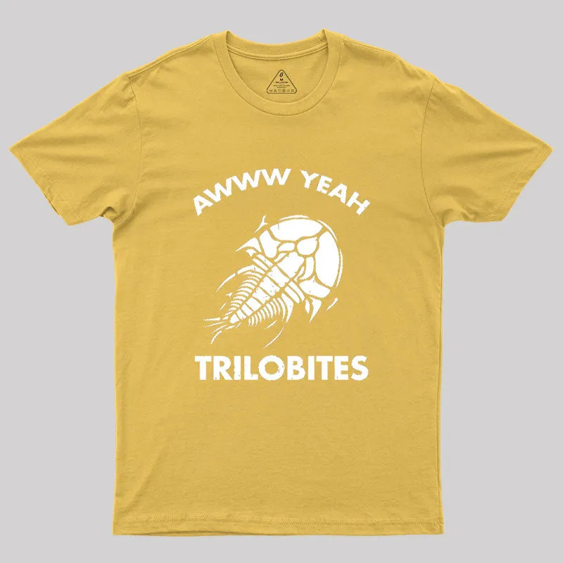 Aww Yeah Trilobites Science Geek T-Shirt - Image 8