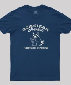 Alternative view of Anti-Gravity Book Geek T-Shirt