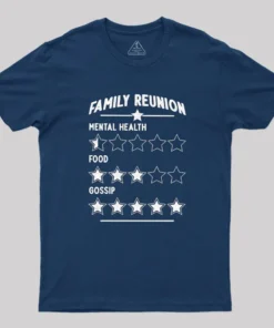 Alternative view of Family Reunion Dinner Geek T-Shirt