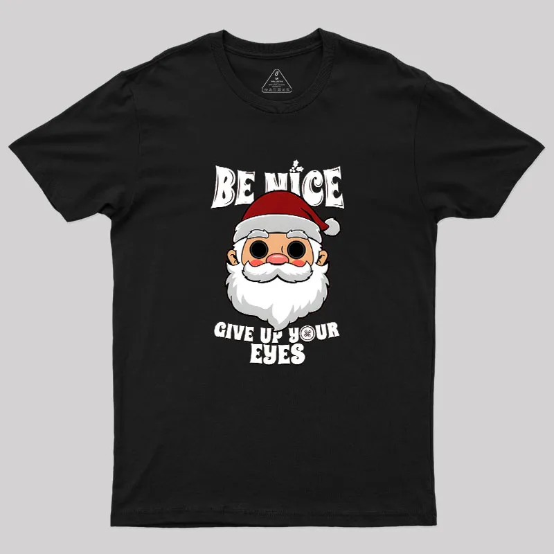 Spooky Santa Claus Dark Humor Gift For Christmas Geek T-Shirt - Image 2