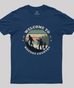Alternative view of Bigfoot Country Geek T-Shirt