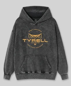 Fictional Blade Runner Brand Geek Washed Hoodie