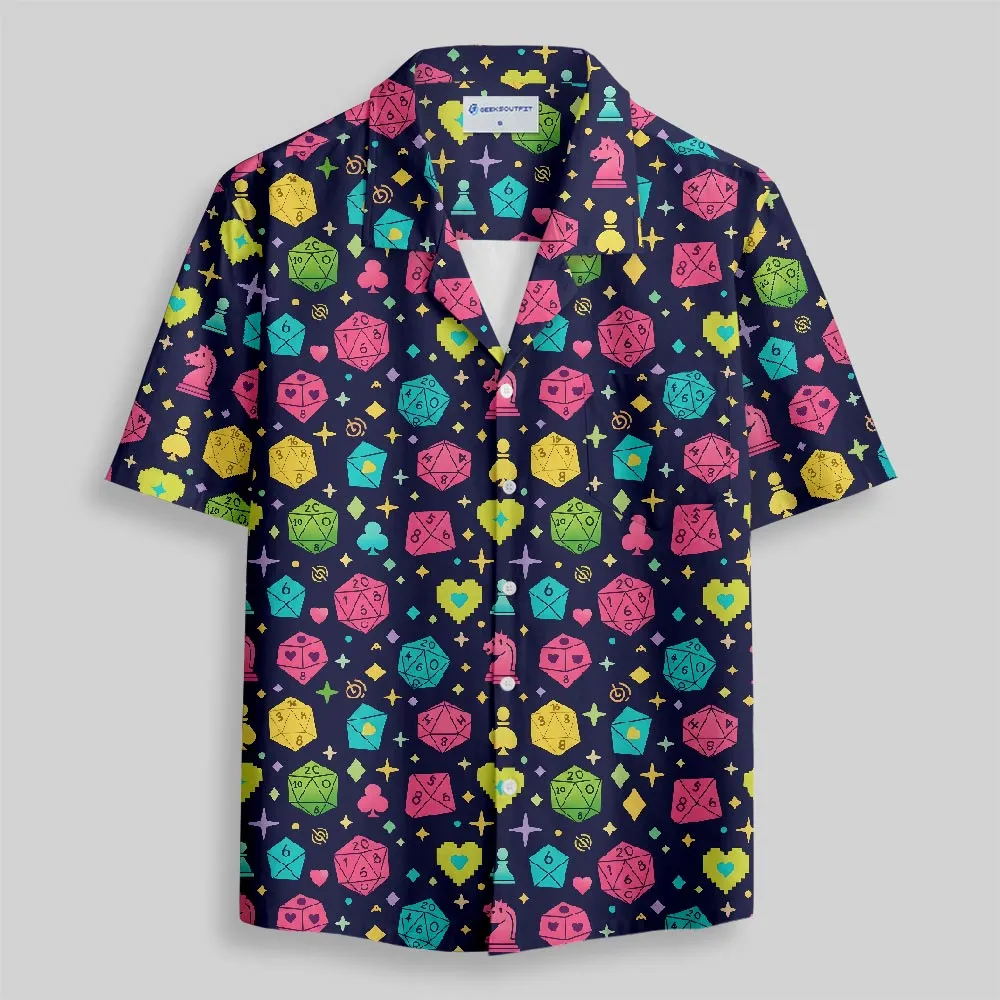 Mystic Dice Glow Button Up Pocket Shirt - Image 2