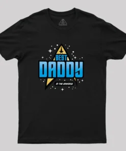 Best Daddy Trekkie Geek T-Shirt