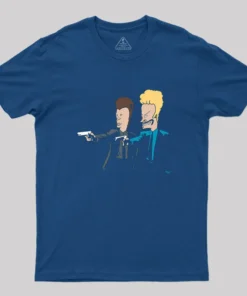 Alternative view of Butthead Fiction Beavis Geek T-Shirt