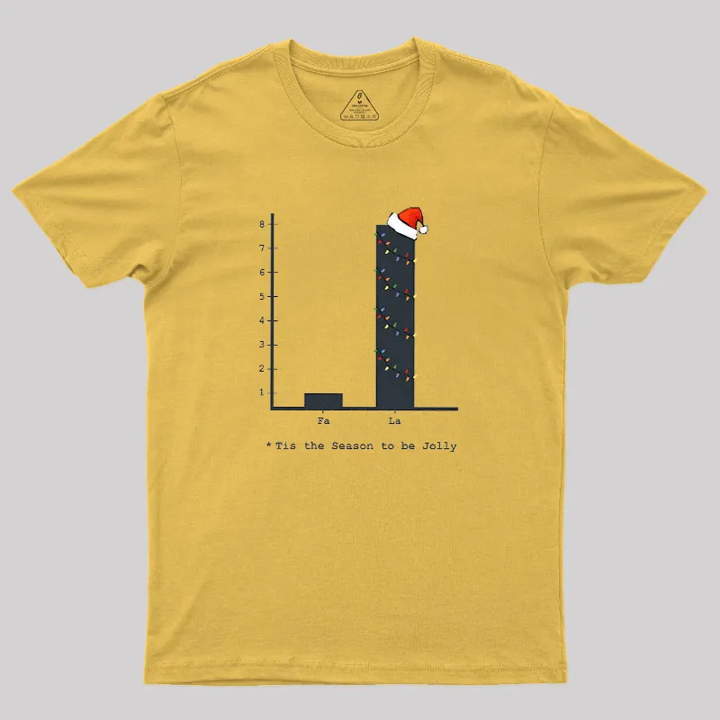 Christmas Carol Math Bar Graph Baseball ¾ Geek T-Shirt - Image 6