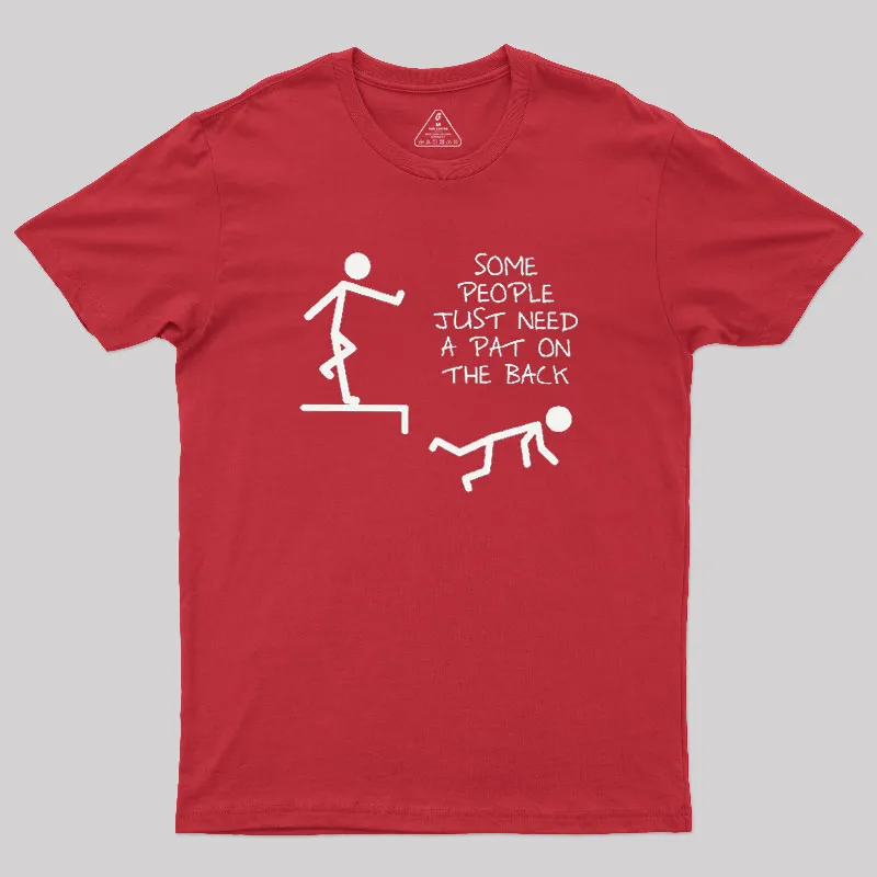 A Pat On The Back Geek T-Shirt - Image 5