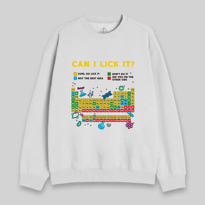 Can I Lick It Periodic Table Sweatshirt - Image 5