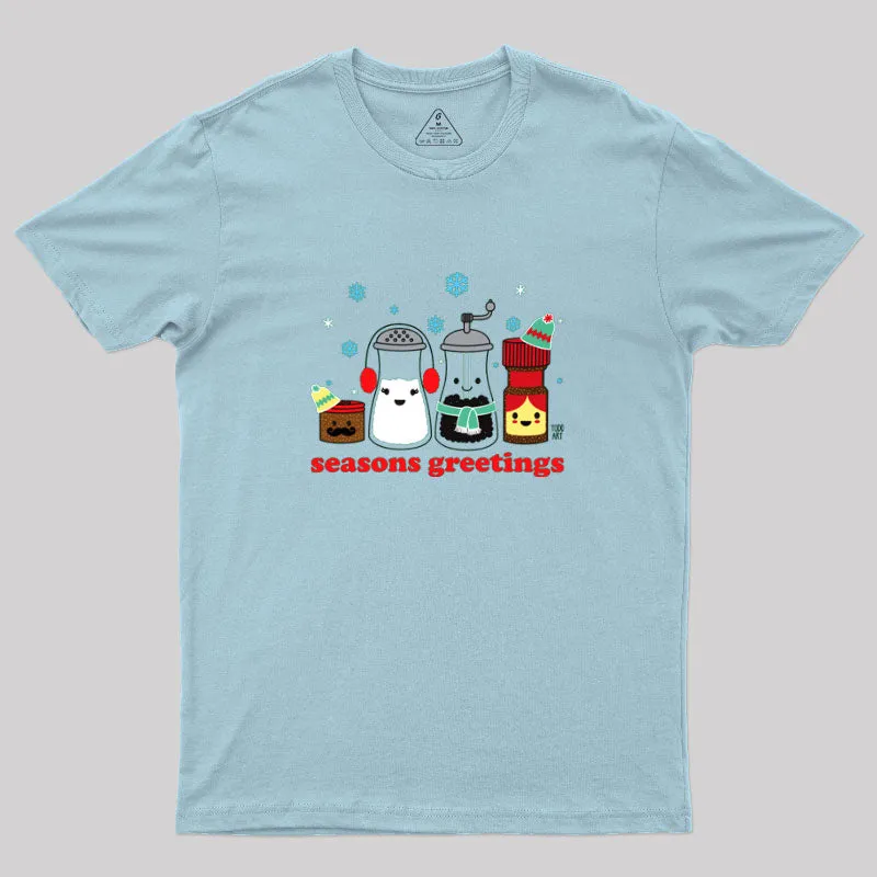 Seasons Greetings Geek T-Shirt - Image 4