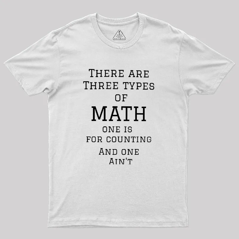 Three Types Of Math Geek T-Shirt - Image 11