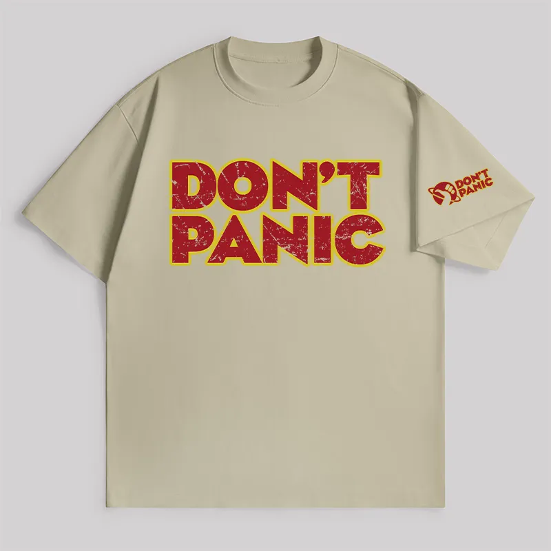 Don't Panic Unisex Oversized T-shirt - Image 8