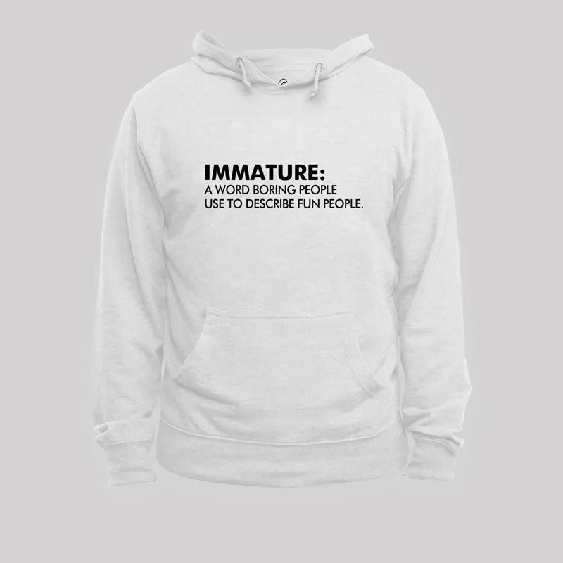 Maturity Misunderstood Geek Hoodie - Image 5