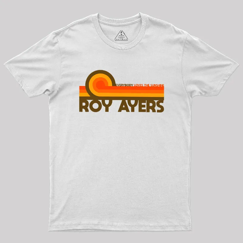 Roy Ayers Everybody Loves the Sunshine Geek T-Shirt - Image 8