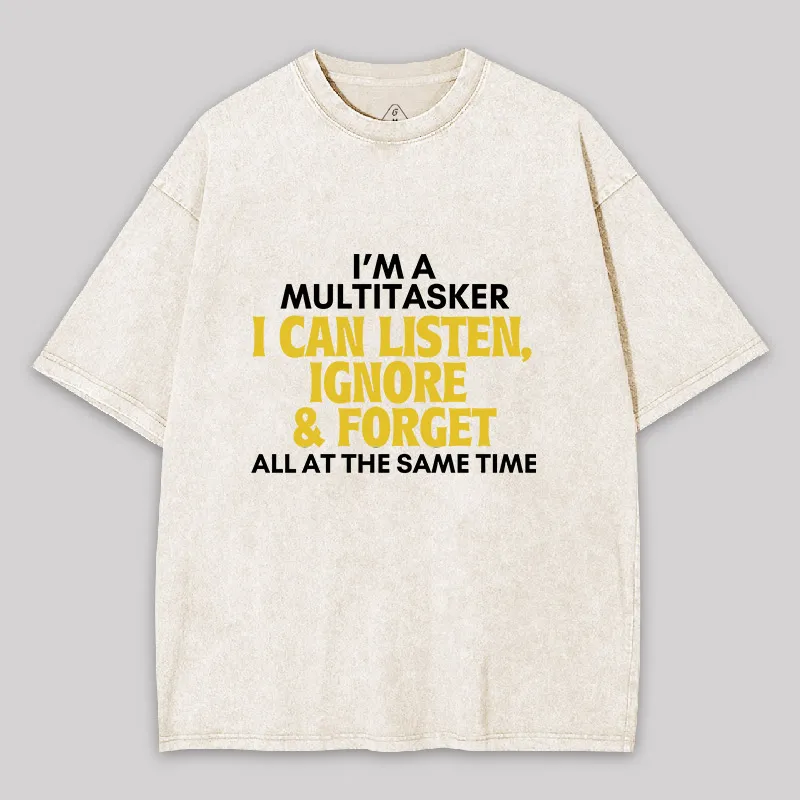 Sarcastic Geek Washed T-shirt - Image 9