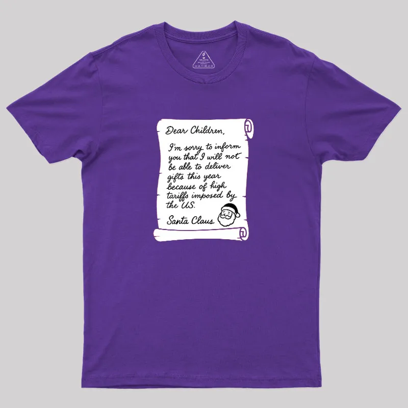 Christmas Letter Geek T-Shirt - Image 6