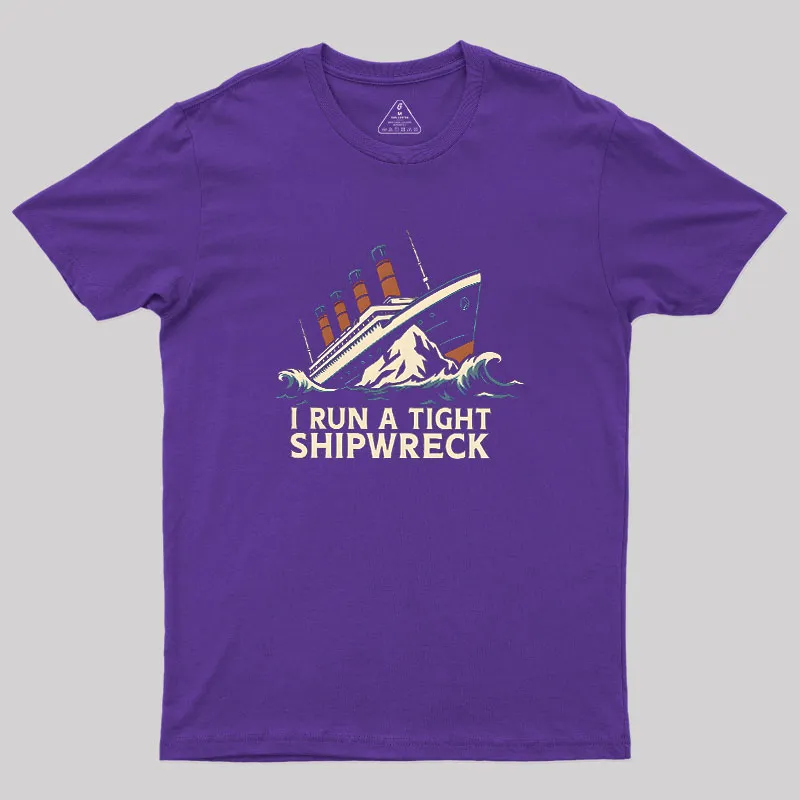 Tight Shipwreck Geek T-Shirt - Image 5