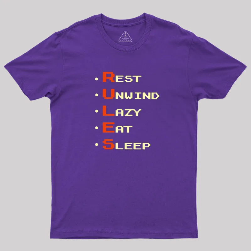 RULES Geek T-Shirt - Image 6