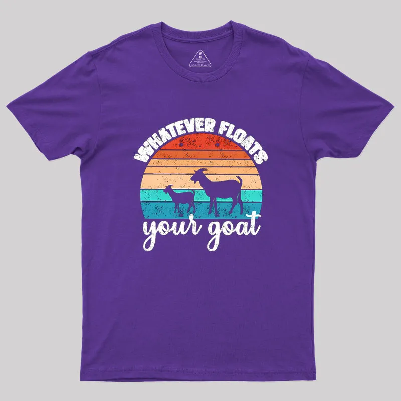 Whatever Floats Your Goat Geek T-Shirt - Image 6