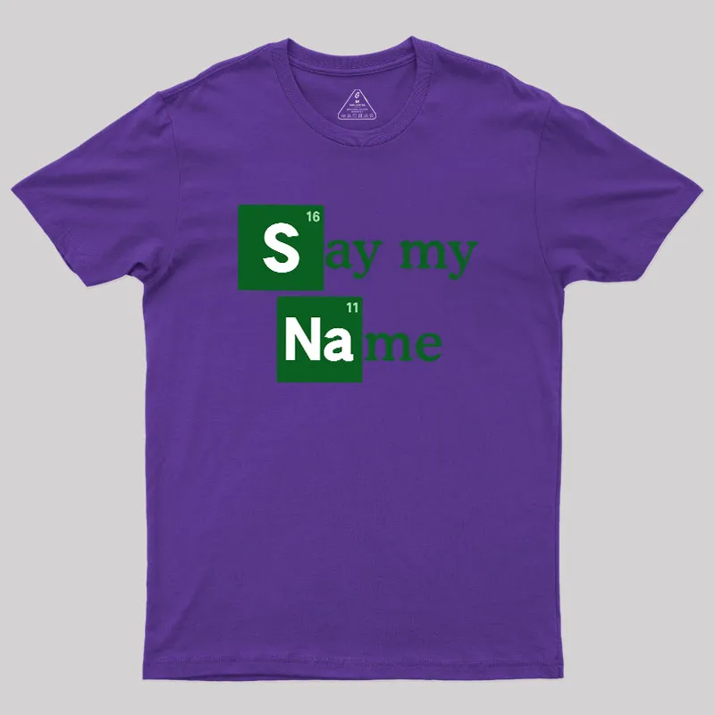 Elemental Name Geek T-Shirt - Image 7