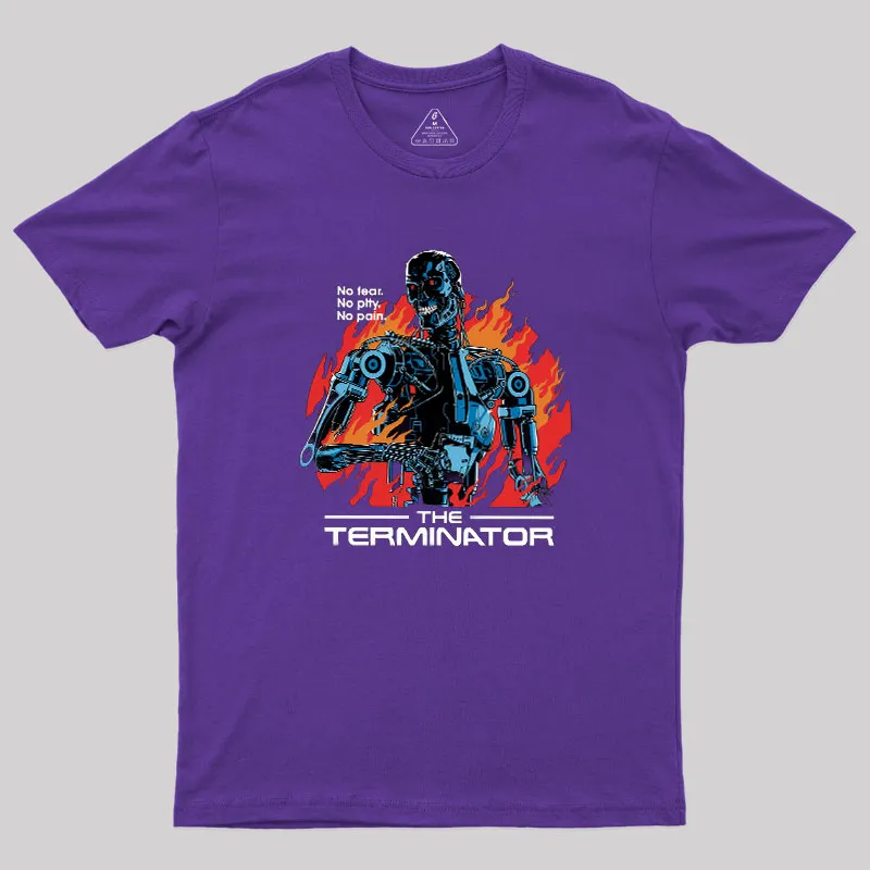 Terminator Robot Geek T-Shirt - Image 5