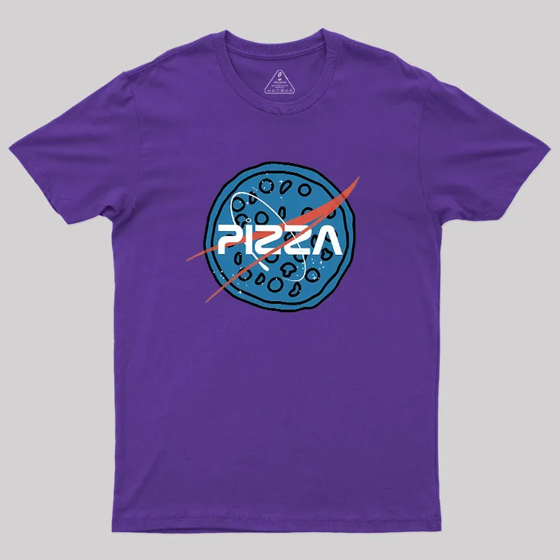 Space Pizza Geek T-Shirt - Image 6