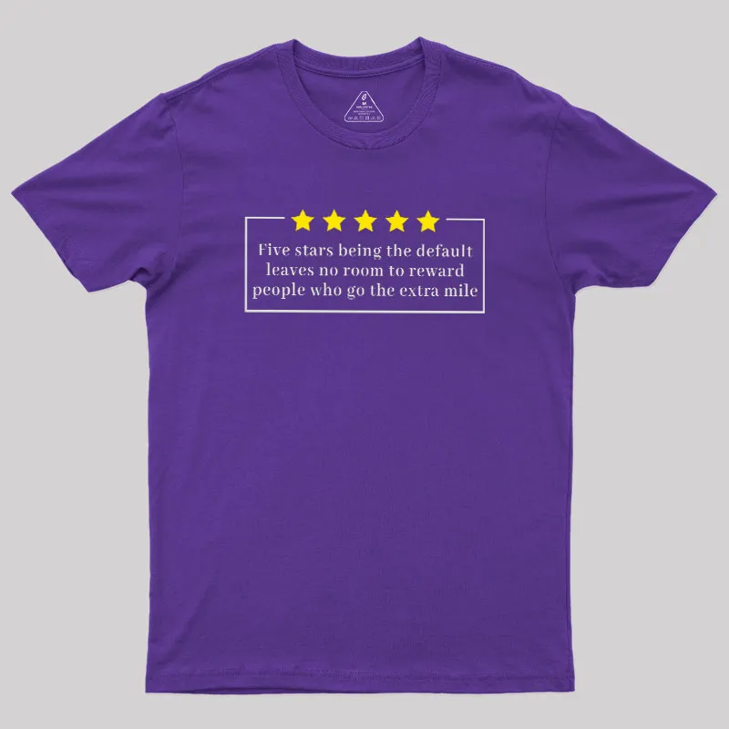 Five Stars Geek T-Shirt - Image 6