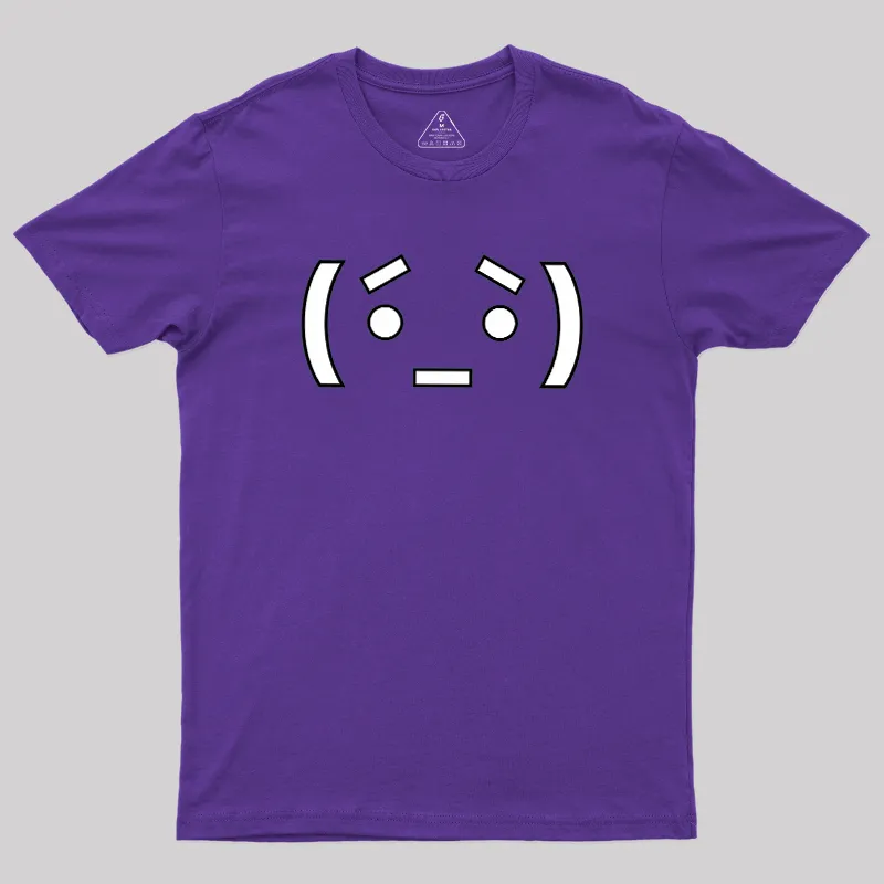 Nerdy Anime Emoticon Geek T-Shirt - Image 6