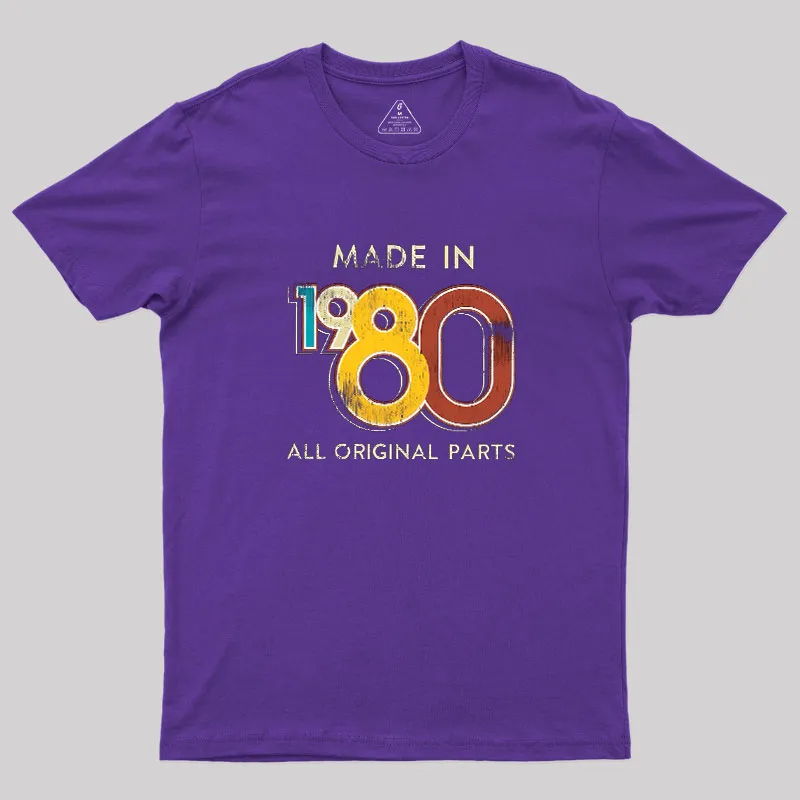 Made In 1980 Geek T-Shirt - Image 6