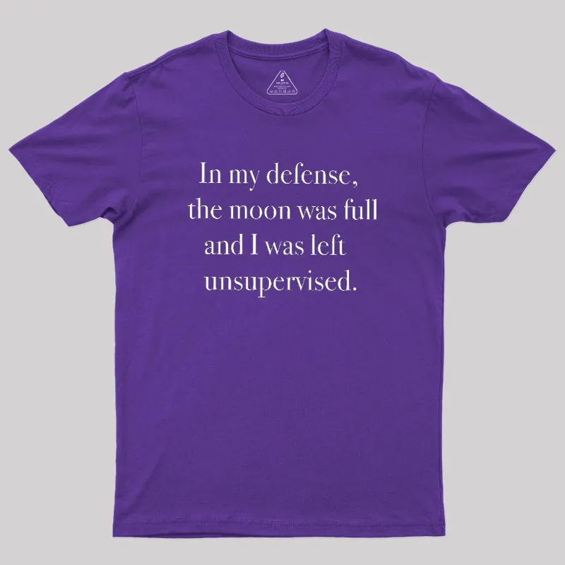 In My Defense Geek T-Shirt - Image 6