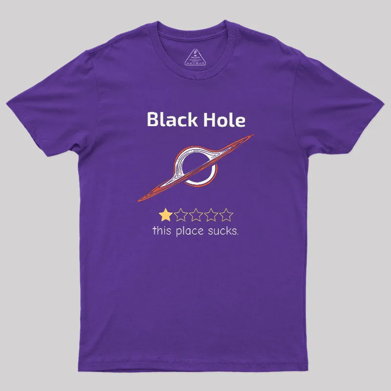 Black Hole Geek T-Shirt - Image 5