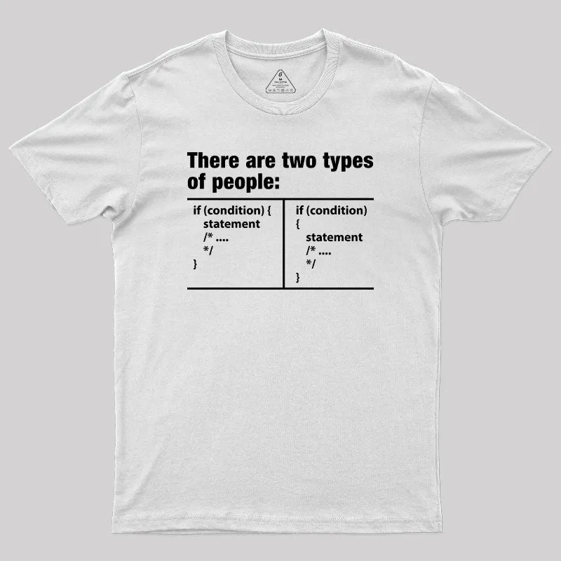 There Are Two Types of People Code T-Shirt - Image 11
