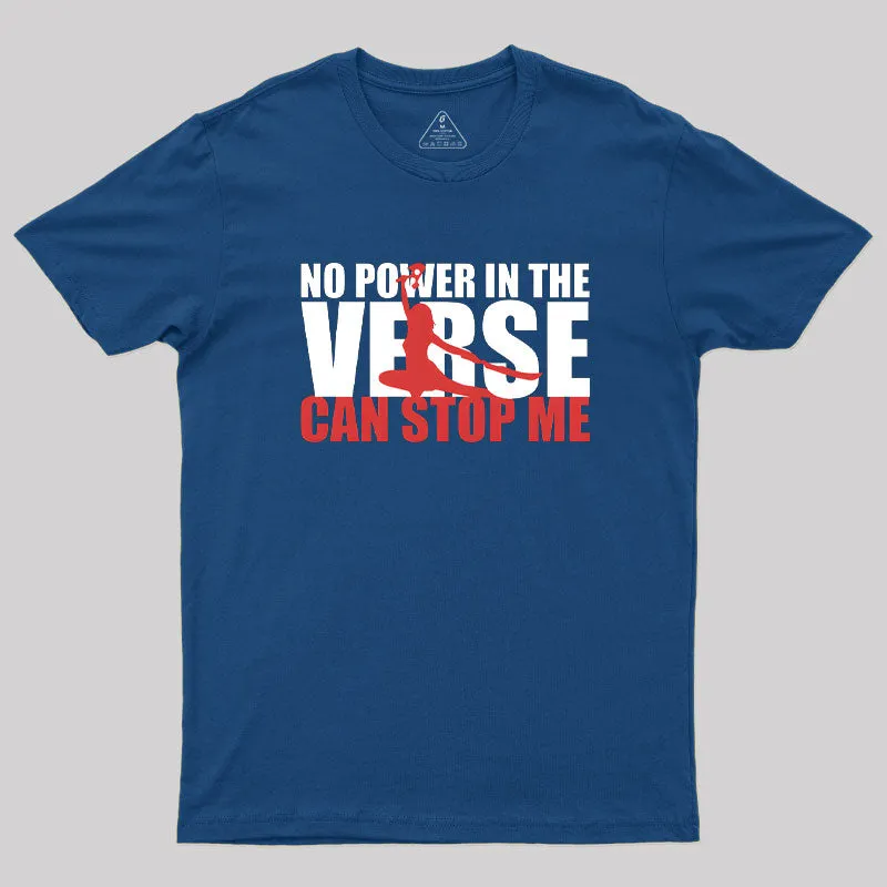 No Power In The Verse Geek T-Shirt - Image 2