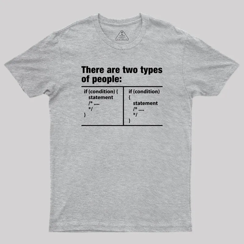 There Are Two Types of People Code T-Shirt - Image 9