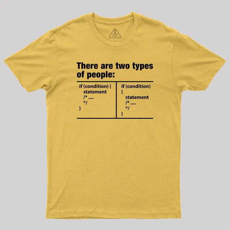 There Are Two Types of People Code T-Shirt - Image 5