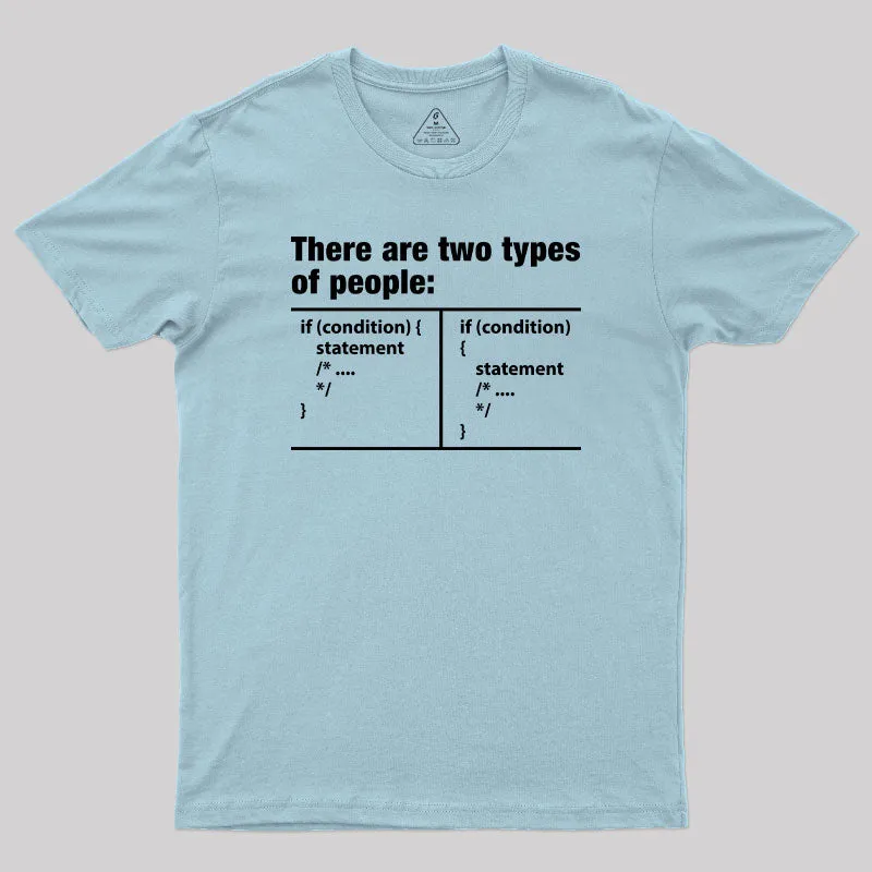 There Are Two Types of People Code T-Shirt - Image 8