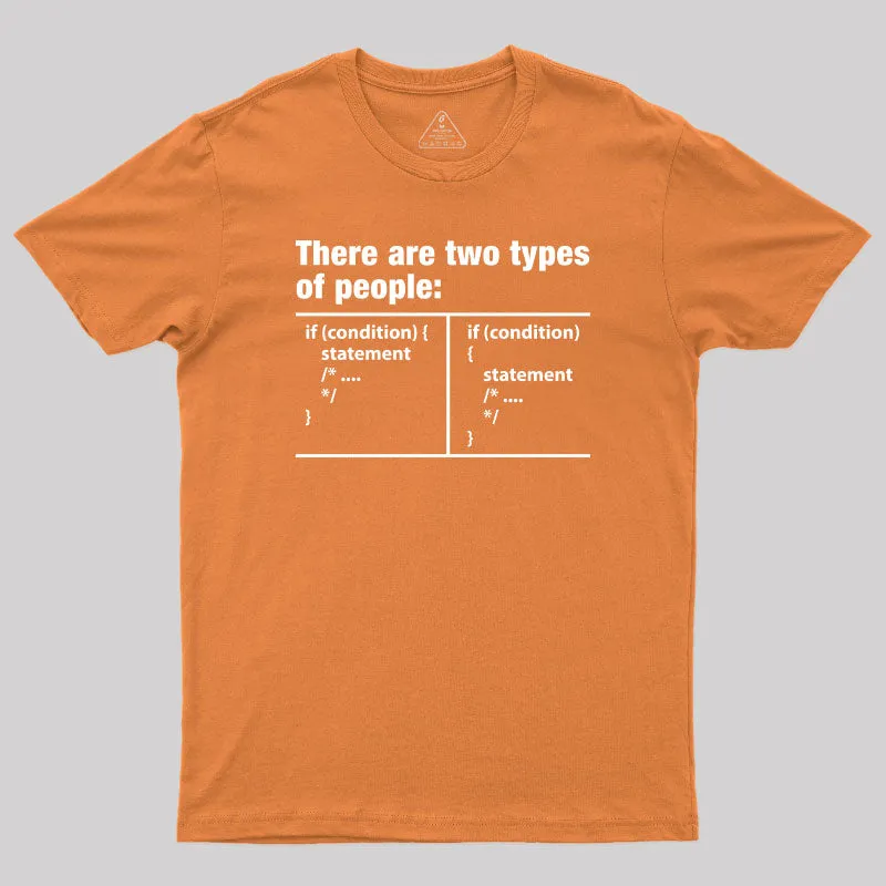 There Are Two Types of People Code T-Shirt