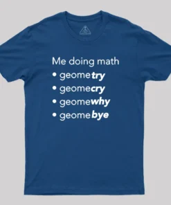 Alternative view of Me Doing Math Geek T-Shirt