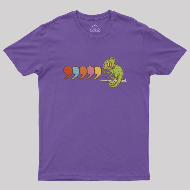 Comma Chameleon Geek T-Shirt - Image 6