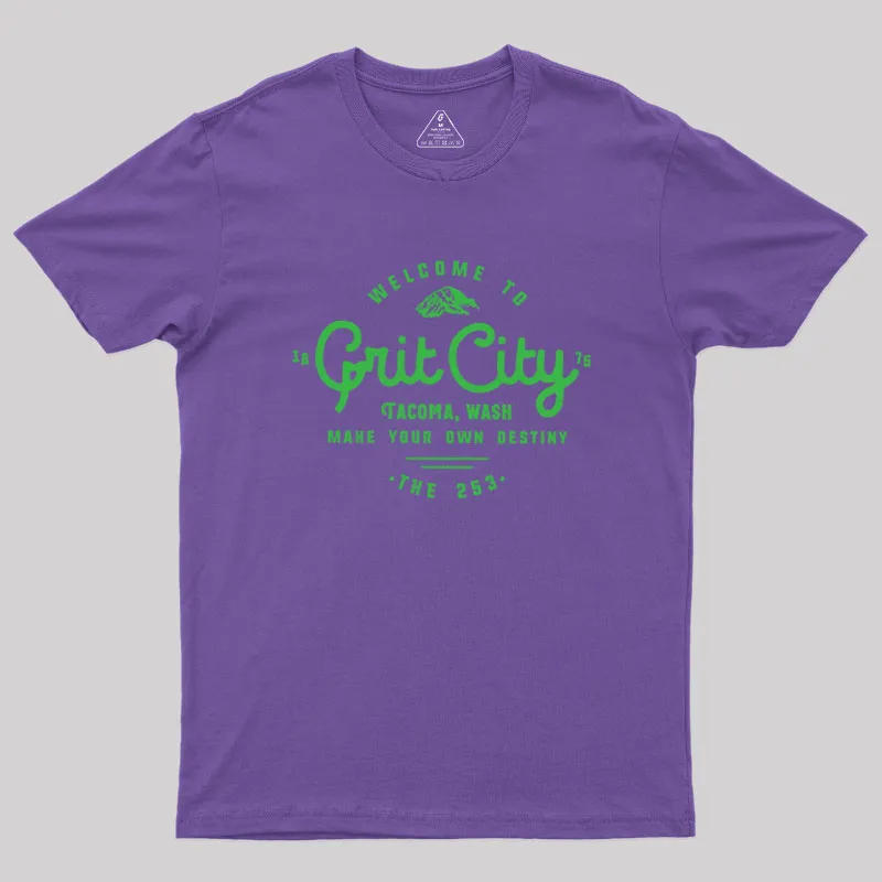 Grit City Tacoma Washington Geek T-Shirt - Image 6