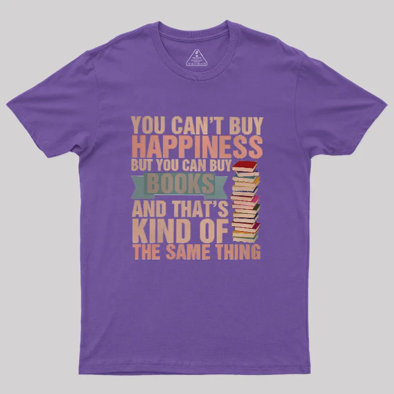 Books=Happiness Geek T-Shirt - Image 5