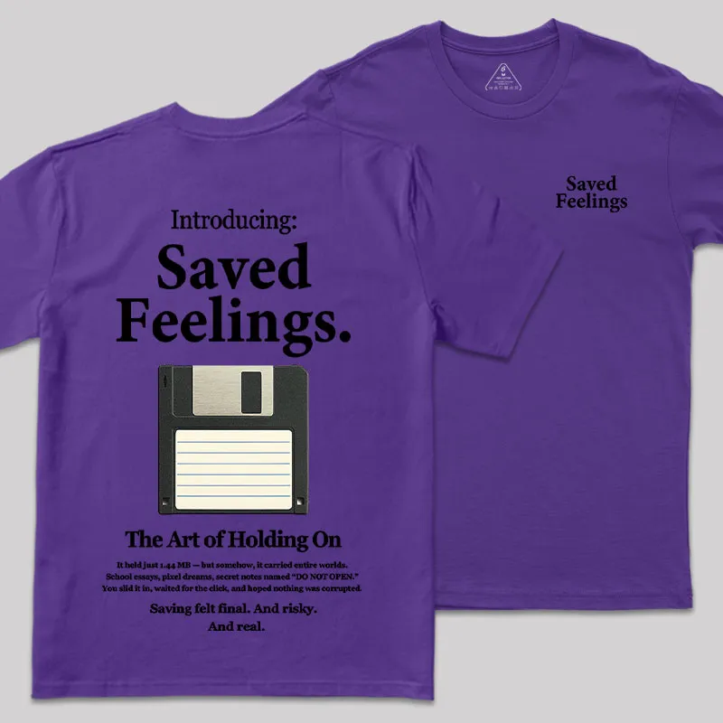 Saved Feelings Front and Back Printed Geek T-Shirt - Image 5