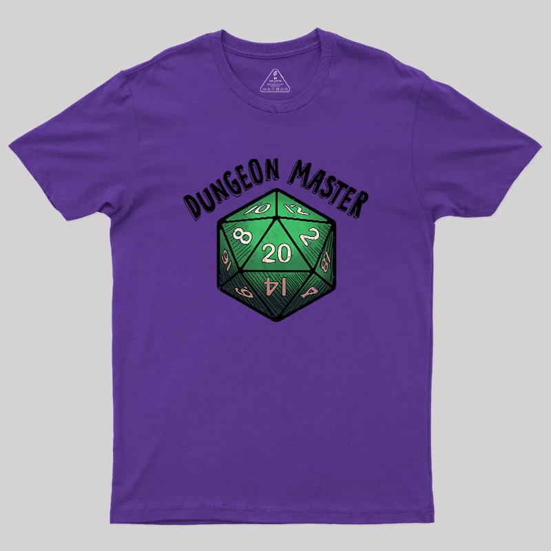 Magic Dice Green Geek T-Shirt - Image 4