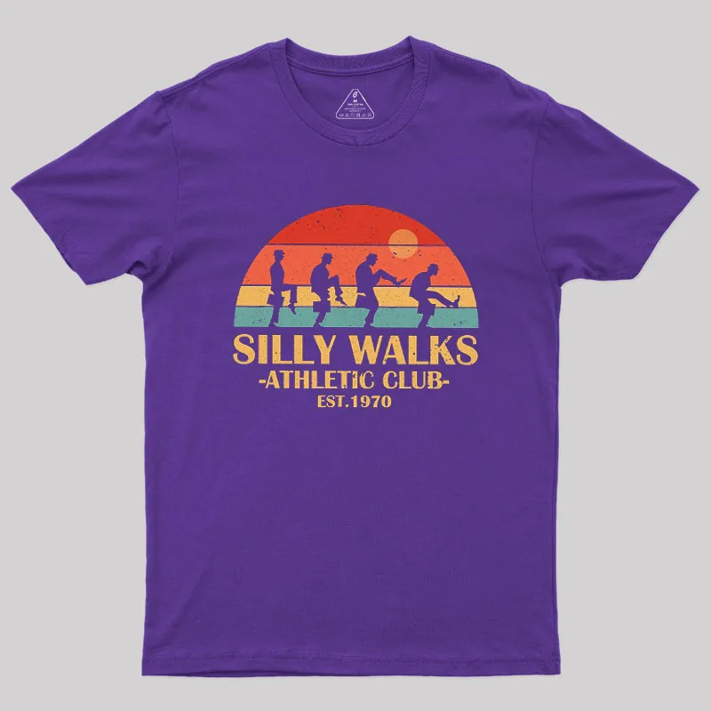 Silly Walks Athletic Club Geek T-Shirt - Image 5
